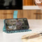 iMoshion Hoesje Geschikt voor iPhone 14 Hoesje Met Pasjeshouder - iMoshion Design Bookcase smartphone - Meerkleurig / Black Blue Stripes