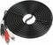 Audio Jack to 2 RCA Cable Lanberg CA-MJRC-10CC-0050-BK Black 5 m