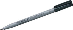 Viltstift Staedtler Lumocolor 311 non permanent S zwart - 10 stuks