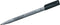 Viltstift Staedtler Lumocolor 311 non permanent S zwart - 10 stuks