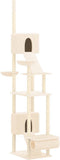 Kattenmeubel Vloer Tot Plafond 277-303 Cm Crèmekleurig