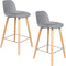 Zuiver Albert Kuip Barkruk 65 cm Lichtgrijs - Set van 2