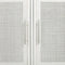 Dientafel Alexandra House Living Wit Zilverkleurig Bamboe Hout MDF 41 x 71 x 120 cm