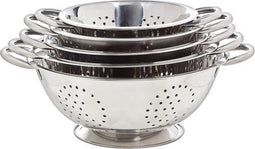 Vergiet rvs - set 18-22-24-26-28 cm