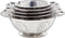 Vergiet rvs - set 18-22-24-26-28 cm