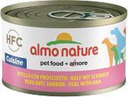 Almo Nature Hfc Dog Natural 95 g - Hondenvoer - Kalfsvlees&Ham