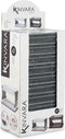 Afwas afdruiprek 2-Laags - grijs/zwart rotan - 45 x 30 x 28 cm - Afwasrek - kunststof - afwassen en drogen