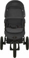 vidaXL - Kinderwagen - staal - antracietkleurig