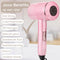 Sansbeauté® Föhn LuminAir - Ionische Haardroger - 2000W - 3 Opzetstukken - Pink