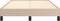 vidaXL - Bedframe - zonder - matras - 120x190 - cm - kunstleer - cappuccinokleurig