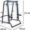 Body-Solid GS348QB Series 7 Commercial Smith Machine - Half Rack - Krachtstation - Full Smith - Angled