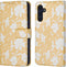 iMoshion Hoesje Geschikt voor Samsung Galaxy A14 (5G) / A14 (4G) Hoesje Met Pasjeshouder - iMoshion Design Bookcase smartphone - Geel / Yellow Flowers