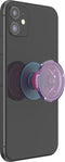 PopSockets PopGrip - Verwisselbare Telefoonbutton en Standaard - Lavendel Glitter (Doorzichtig)