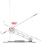 Unitek OT180SL01 - Inklapbare laptopstandaard - Verstelbaar - Aluminium