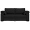 vidaXL - Loveseat - Sofa - Zwart - 140 - cm - Stof