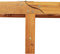 vidaXL - Inklapbare - Zonnebank - met - Wielen - & - Kussen - Beige - Massief - Acaciahout