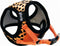 Hondentuigje Gloria Luipaard 21-29 cm Oranje Maat S