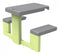 Smoby - Picknicktafel - Accessoire voor speelhuis - Antraciet/groen