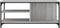 vidaXL - Salontafel - 100x50x45 - cm - bewerkt - hout - grijs - sonoma