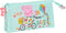 Pennenetui met 3 vakken Peppa Pig Cosy corner Licht Blauw (22 x 12 x 3 cm)