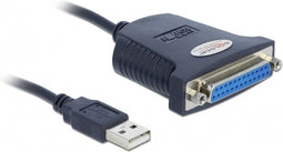Delock 61330 - USB A naar Mini USB Adapter - Type 2.0 High Speed - Zwart