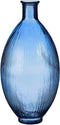 Mica Decorations Vaas Firenza - 29x29x59 cm - Glas - Blauw