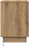 vidaXL - Nachttafels - met - LED-lampen - 2 - stuks - Artisan - Eiken - 39x34,5x50 - cm