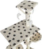 Lifa Living Pootjes - Krabpaal - 42x60x138,5 cm - creme/zwart