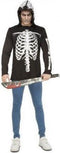 Partychimp - Volwassen Skelet Shirt - XS