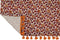 J-Line Plaid strand bloemen - katoen - oranje