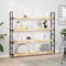vidaXL - Wandschap - zwevend - 120x20x4 - cm - onbehandeld - massief - acaciahout