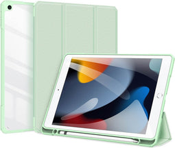 Dux Ducis Tablet Hoes Geschikt voor Apple iPad 8 (2020) 8e generatie / Apple iPad 7 (2019) 7e generatie / Apple iPad 9 (2021) 9e generatie - Dux Ducis Toby Bookcase - Groen
