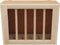 vidaXL - Hooiruif - voor - konijnen - 25x18,5x20,5 - cm - massief - vurenhout
