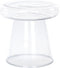 Bijzettafel glas transparant CALDERA