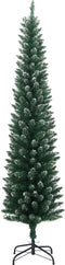 vidaXL - Kunstkerstboom - smal - met - 300 - LED's - 240 - cm
