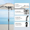 Angel Living Parasol - Ø250 cm - Kantelbaar - Crème