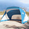 vidaXL - Strandtent - 274x178x170/148 - cm - 185T - polyester - azuurblauw