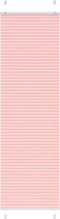 vidaXL - Plissé - rolgordijn - 55x200 - cm - stofbreedte - 54,4 - cm - polyester - roze