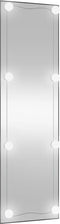 vidaXL - Wandspiegel - met - LED's - rechthoekig - 30x100 - cm - glas