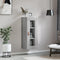 vidaXL - Hangkast - 34,5x34x90 - cm - grijs - sonoma - eikenkleurig