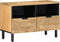 vidaXL - Tv-meubel - 70x33x46 - cm - massief - mangohout - bruin
