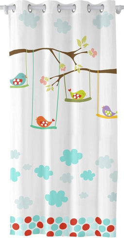Gordijn HappyFriday Mr Fox Little Birds Multicolour 140 x 265 cm