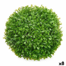 Decoratieve plant Lakens Klot Plastic 22 x 22 x 22 cm (8 Stuks)