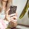 iMoshion Hoesje Geschikt voor Samsung Galaxy A42 Hoesje Siliconen - iMoshion Design hoesje - Goud / Zwart / Black Ring Graphic
