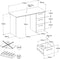 Parisot - Bureau - 121 cm -