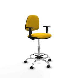 Piqueras y Crespo B1D05RP - Bureaustoel - Hoogteverstelbaar met armleuning - Geel