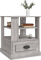 vidaXL - Bijzettafel - 50x50x60 - cm - bewerkt - hout - grijs - sonoma - eikenkleurig