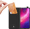 Dux Ducis Hoesje Met Pasjeshouder Geschikt voor Motorola One Hyper - Dux Ducis Slim Softcase Bookcase - Zwart