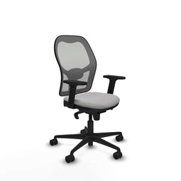 Piqueras y Crespo 2D036N0 - Gaming stoel - Hoogteverstelbaar - Lichtgrijs