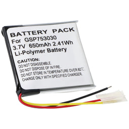 Battery suitable for JBL Everest Elite 300, Li-Polymer, 3.7V, 650mAh, 2.4Wh